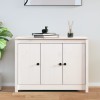 VidaXL Servantă, alb, 100x35x74 cm, lemn masiv de pin