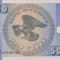 KYRGYZSTAN █ bancnota █ 50 Tyiyn █ 1993 █ P-3 █ UNC █ necirculata