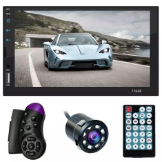 MP5 Player Techstar? 7023, 2DIN, Camera Marsarier, Ecran HD Touch 7&amp;quot;, Comenzi Volan, Telecomanda, MirrorLink, Bluetooth 4.2 foto