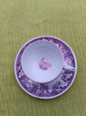 Portelan Koenigszell Silesia, frumoasa ceasca de cafea, piesa de colectie