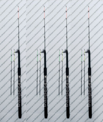 SET 4 Lansete fibra sticla ROBIN HAN Power tele feeder 3 metri 90-150gr foto
