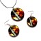 set bijuterii lemn 42040