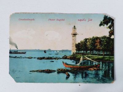 Carte postala veche sec. XIX Turcia Constantinople Phener Bagtche foto