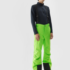 Pantaloni de schi cu bretele membrana 5000 pentru bărbați - verzi