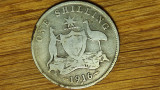 Australia - moneda de colectie - 1 shilling 1916 argint sterling -George V - VG