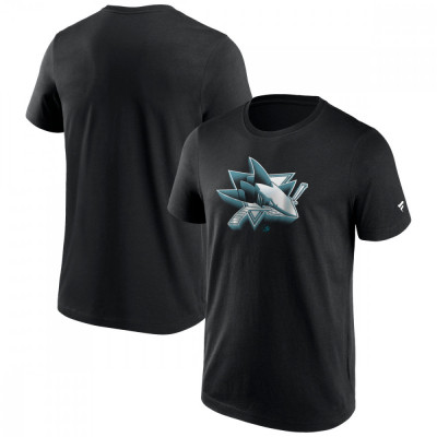 San Jose Sharks tricou de bărbați Chrome Graphic T-Shirt Black - M foto