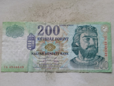 UNGARIA-200 FORINT 1998 foto