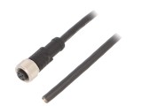 Cablu M12 pentru senzori - 5 pini, 5m, IP68, IP69K