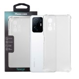 Husa Xiaomi 11T Spacer, transparenta, grosime 1.5mm, protectie suplimentara antisoc la colturi, material flexibil TPU &quot;SPPC-XI-11T-CLR&quot;, Transparent