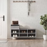 VidaXL Pantofar, gri sonoma, 102x36x60 cm, lemn prelucrat