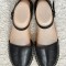 ESPADRILE NEGRE DAMA PIELE NATURALA TALPA SFOARA ZARA OPINCUTE FEMEI CASUAL