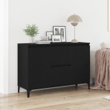 Bufet vidaXL Negru Stejar 104x35x70 cm din Lemn Compozit