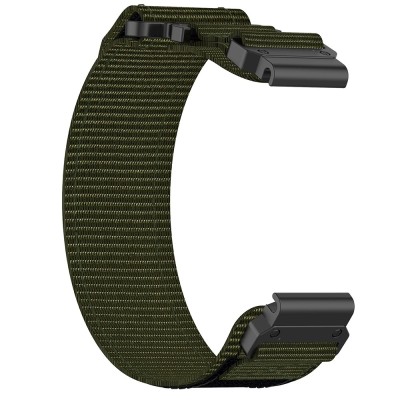 Techsuit - Watchband QuickFit 22mm (W057) - Garmin Fenix 5/5 Plus 6/6 Pro/7/Forerunner 935/945/955/Approach S60/S62 - Green foto