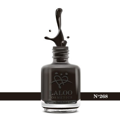 No.268 Brown Black| Weekly Nail Polish 15ml foto