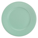 Farfurie pentru aperitiv,verde menta,ceramica,19 cm, Oem