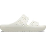 Papuci Crocs Classic Floral Cut-Out Sandal Alb - Chalk