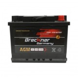 Baterie auto AGM start-stop 12V/60Ah, 800A la pornire 242x174x189mm Breckner Germany