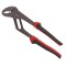 Cleste papagal reglabil cu maner rosu si negru, nr 8, 210 mm