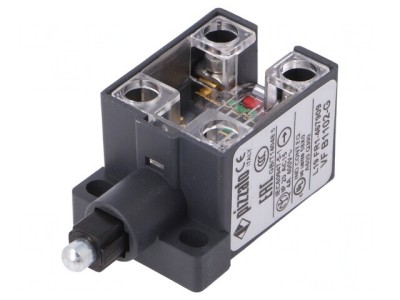 Limitator Cursă Ax Metalic 10A 400VAC 250VDC NC x2 foto