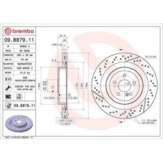 Set disc frana Mercedes Amg Gt (C190) 10.14-12.21, Amg Gt (X290) 07.18-, Amg Gt Roadster (R190) 11.16-01.22, Clasa C (W205) 07.13-02.23, Clasa C Conv