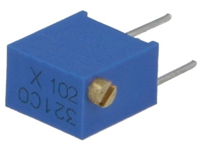Rezistor trimer multitura 1k&amp;Omega; linear foto