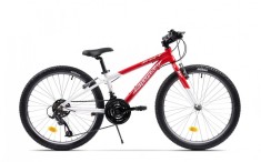BICICLETA PEGAS MINI DRUMET 24&amp;amp;#039;&amp;amp;#039; ROSU ALB foto