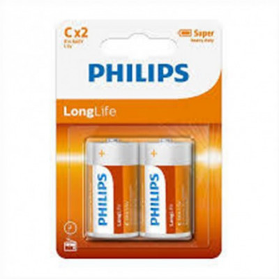Philips LongLife Zink C/LR14 foto