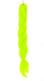 Coadă Păr Sintetic &Icirc;mpletită Neon 60cm Soulima - Extensie Colorată, Rezistentă Căldură, Ideală Festivaluri &amp; Look Vibrant