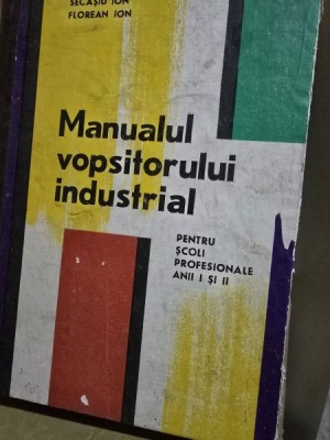 MANUALUL VOPSITORULUI INDUSTRIAL - SECASIU ION foto