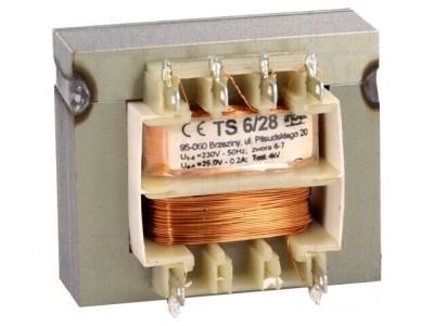 Transformator de Alimentare 6VA 230V 25V 200mA foto