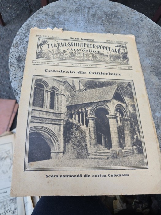 Ziarul Științelor și al Călătoriilor nr.14/1923
