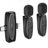 Lavaliera HOCO L15, USB-C / Lightning, Set 2 bucati, Neagra