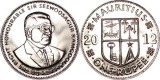 Mauritius 2012 - 1 rupee UNC