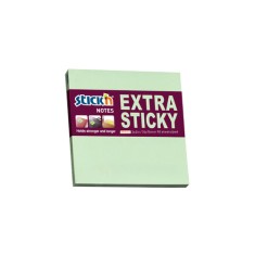 Notes Autoadeziv Extra-sticky 76 X 76mm, 90 File, Stick&amp;quot;n - Verde Pastel foto