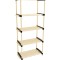 Raft multifunctional cu 5 polite, lemn de pin natur, 56 x 28 x 117 cm