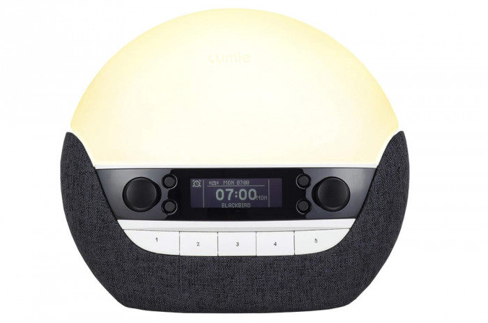Ceas cu alarma Lumie Bodyclock Luxe 750DAB, radio DAB, difuzor Bluetooth - RESIGILAT