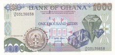 Bancnota Ghana 1.000 Cedis 1996 - P29b UNC foto