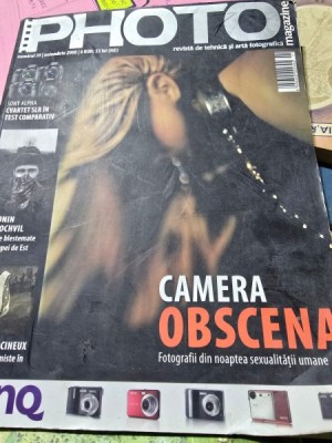 Revista Photo nr.39/2008. Camera obscena foto