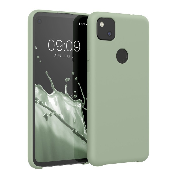 Husa pentru Google Pixel 4a, Silicon, Verde, 52549.172
