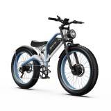 Bicicletă electrică DUOTTS N26 1500W 26&#039;&#039; 20AH, interval de 150 kmAlb-Albastru