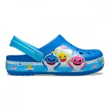 Saboți Crocs Toddler Fun Lab Baby Shark Band Clog Albastru - Bright Cobalt, 22 - 25, 27