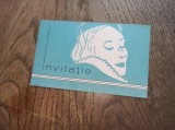 INVITATIE GALERIILE LAFAYETTE, CONFERINTA MARIA CANTACUZINO, CCA 1930