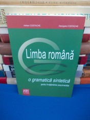 ADRIAN COSTACHE - LIMBA ROMANA * O GRAMATICA SINTETICA_INV. PREUNIVERSITAR ,2008 foto