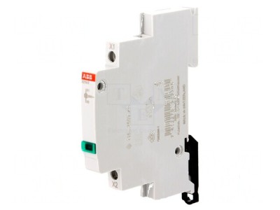 Lampă LED de control 115-250VAC pentru şină DIN 9mm foto