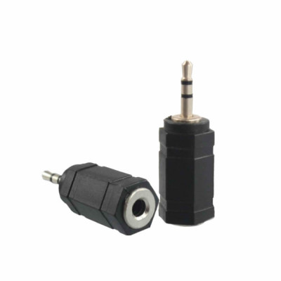 Mufa Adaptor audio 3pin Jack 3.5mm Mama la 2.5mm Tata, Active, calitate deosebita, negru, xbox 360 foto