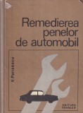 V. Parizescu - Ghid Practic Remediere Pene Automobil, Carte Tehnica Auto, 398 Pagini, 1970