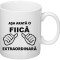 Cana alba personalizata &quot;Asa arata o fiica extraordinara&quot;, INOVATIX&reg;. 330ml