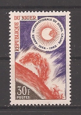 Niger 1964 - Anii Internaționali ai Soarelui liniștit, MNH foto