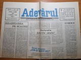 ziarul adevarul 8 iunie 1990-daniel ciobotea noul mitropolit al moldovei