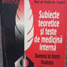 Balan M. C. Horia - Subiecte teoretice si teste de medicina interna (1999)